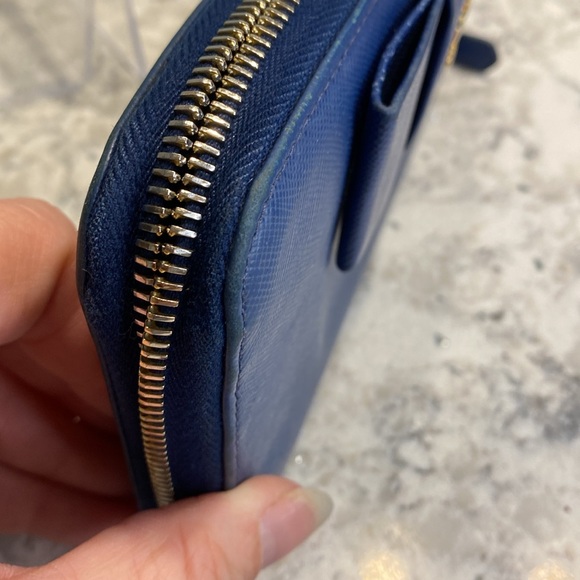 Prada Bow Wallet In Saffiano Leather EUC - Picture 15 of 16